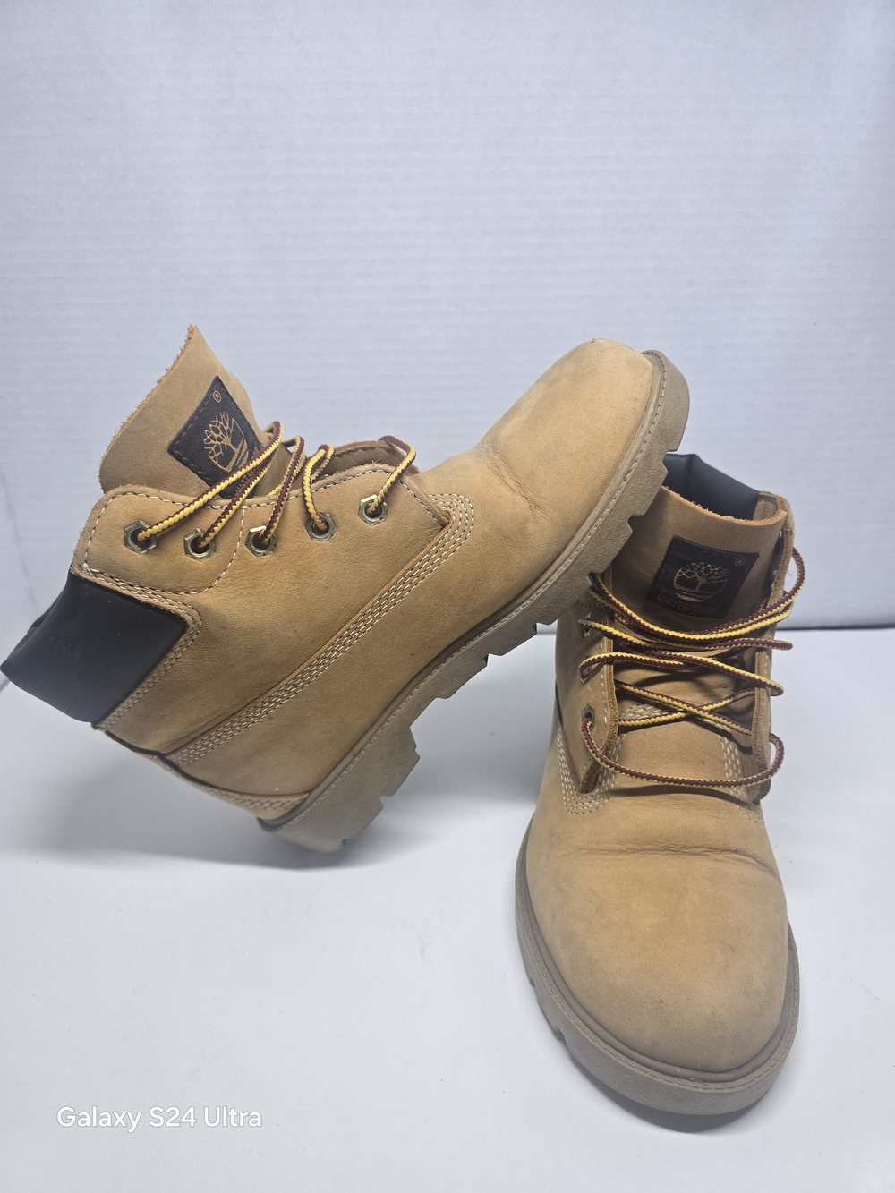 Timberland-Inspired Men's Wheat Nubuck Work Boots